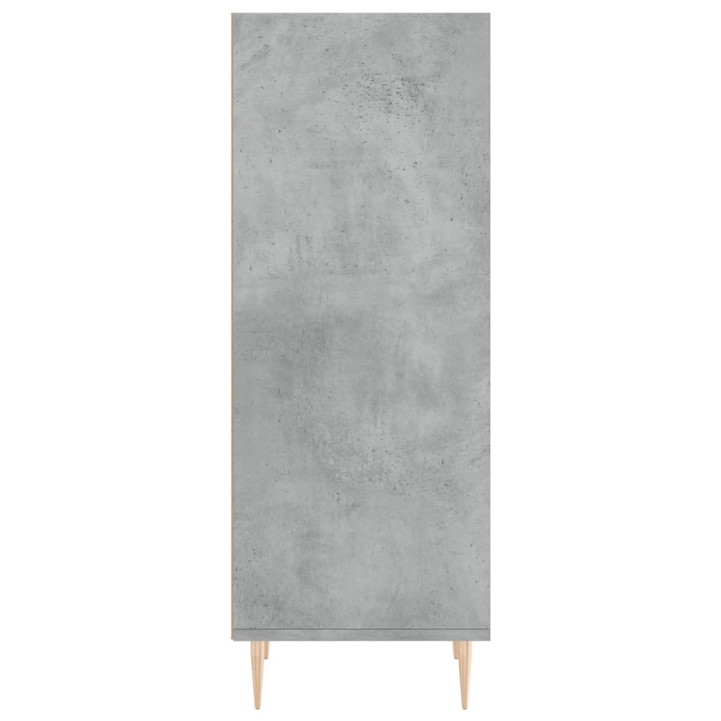 Komoda siva boja betona 34,5x32,5x90 cm od konstruiranog drva