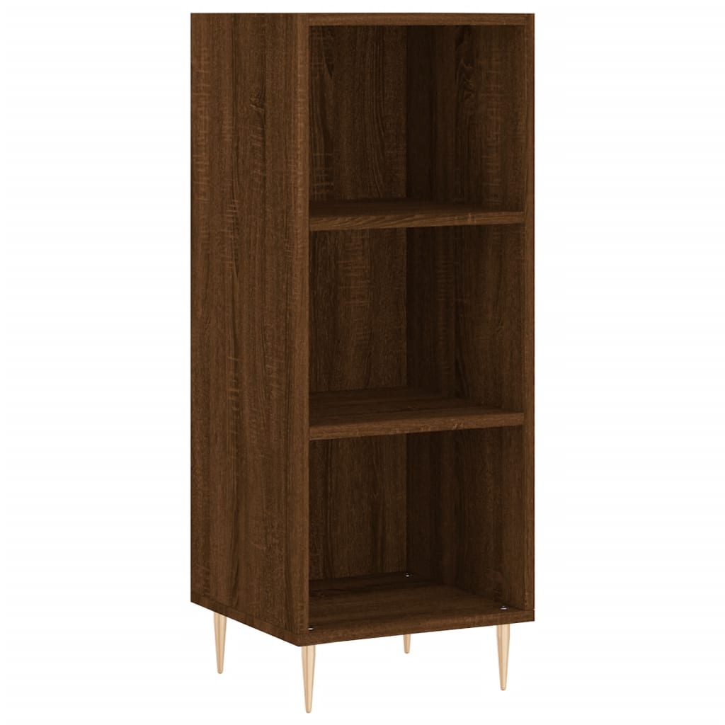 Komoda boja smeđeg hrasta 34,5x32,5x90 cm od konstruiranog drva