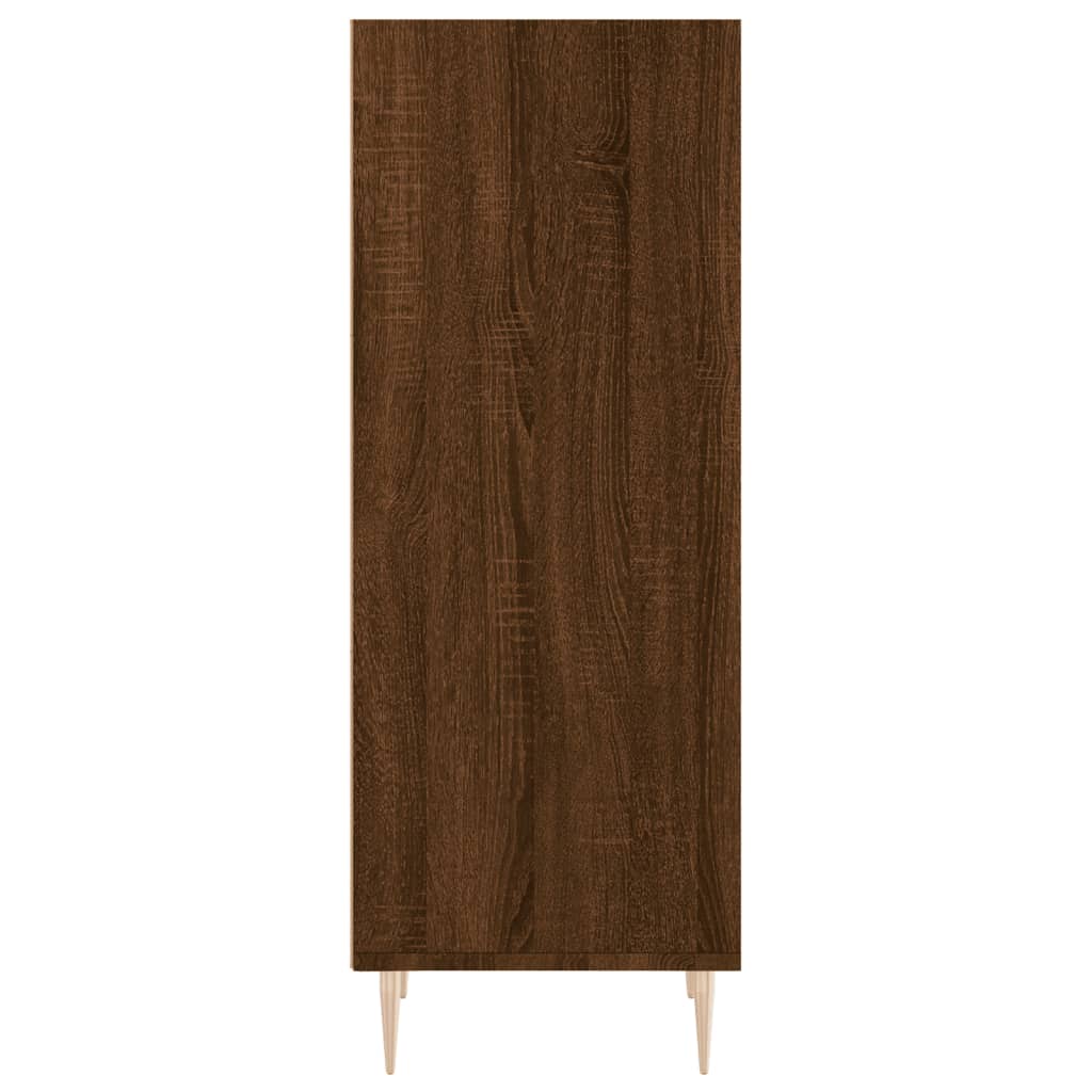 Komoda boja smeđeg hrasta 34,5x32,5x90 cm od konstruiranog drva