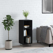 Komoda crna 34,5 x 32,5 x 90 cm od konstruiranog drva