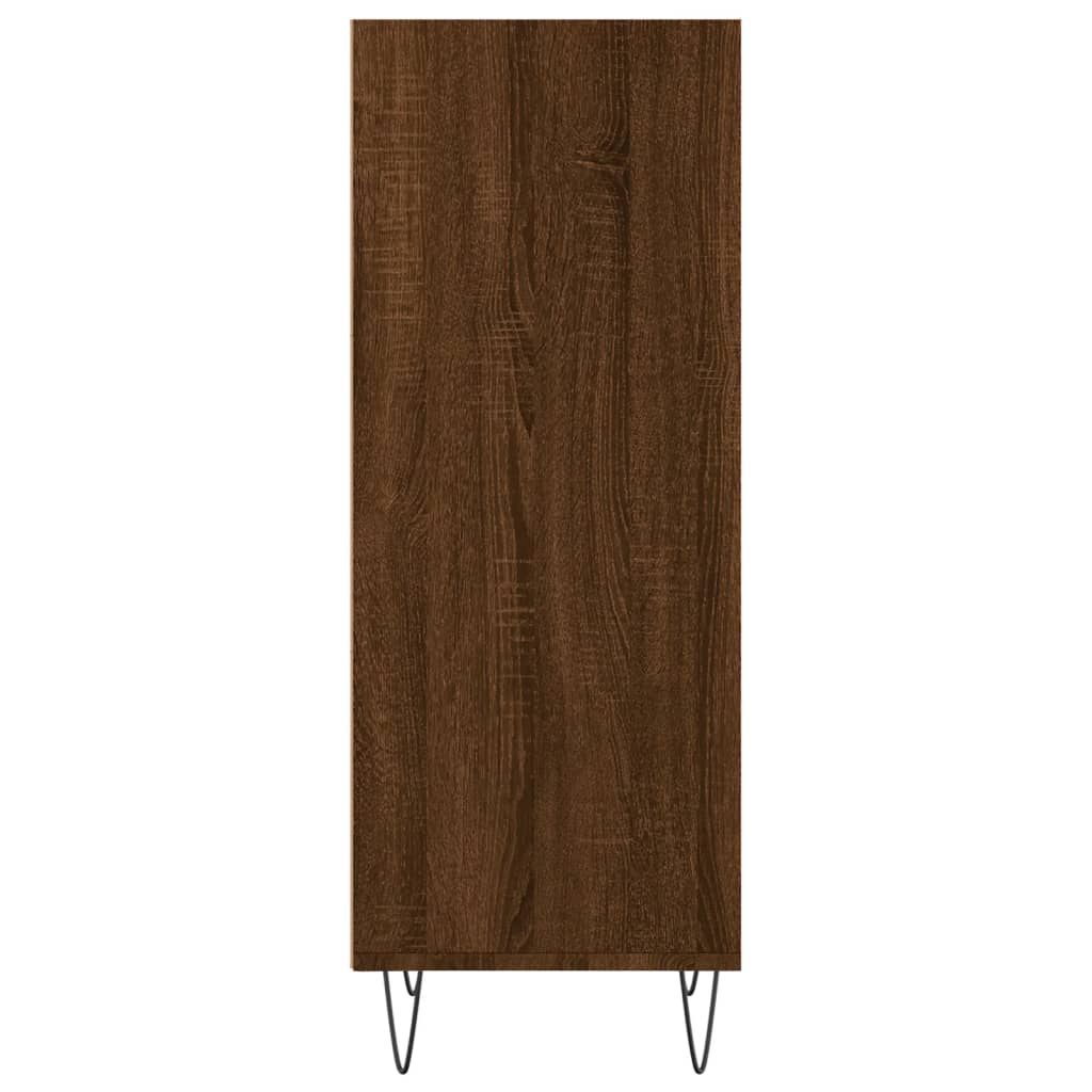 Komoda boja smeđeg hrasta 34,5x32,5x90 cm od konstruiranog drva