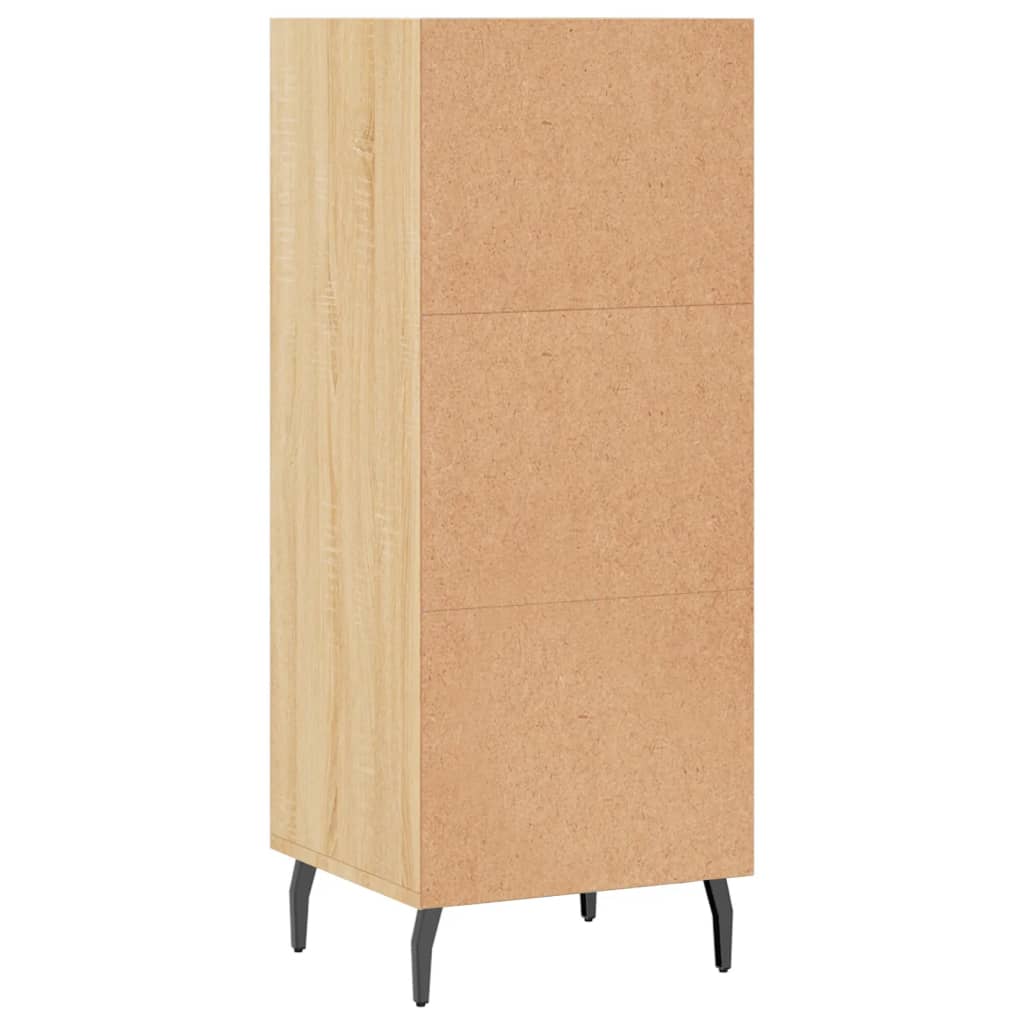 Komoda boja hrasta sonome 34,5x32,5x90 cm od konstruiranog drva