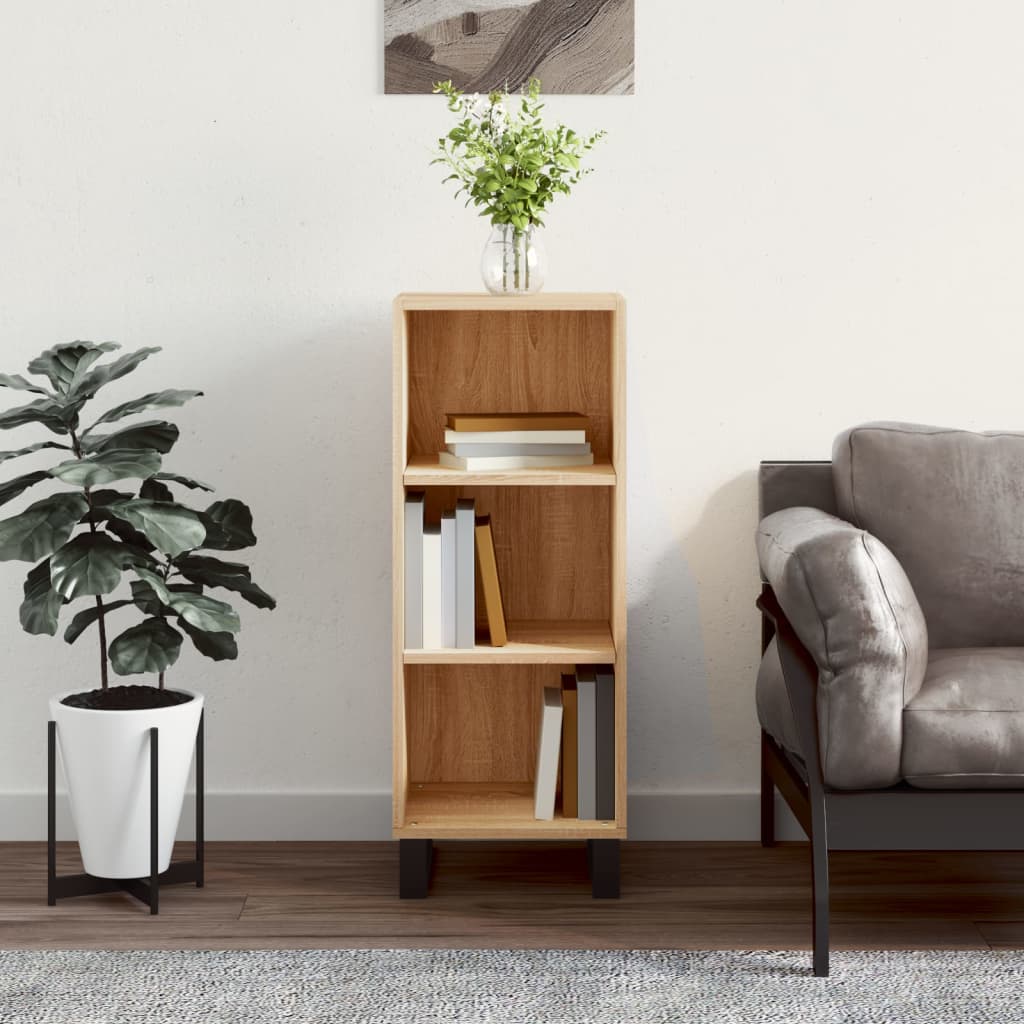 Komoda boja hrasta sonome 34,5x32,5x90 cm od konstruiranog drva
