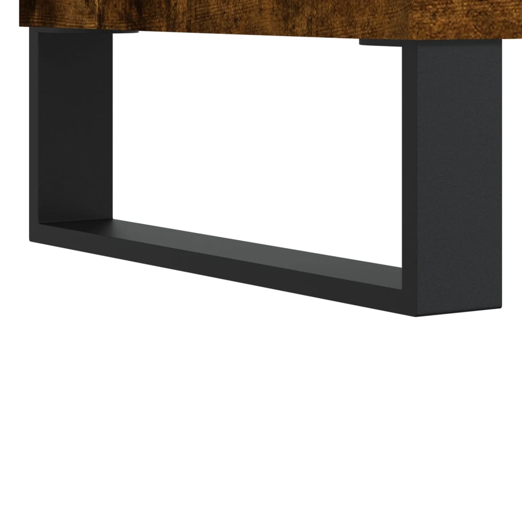 Komoda boja dimljenog hrasta 34,5x32,5x90 cm konstruirano drvo