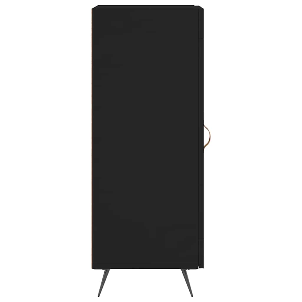 Komoda crna 34,5 x 34 x 90 cm od konstruiranog drva