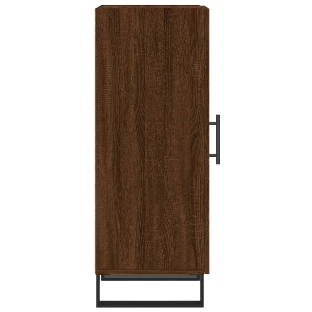 Komoda boja smeđeg hrasta 34,5 x 34 x 90 cm konstruirano drvo
