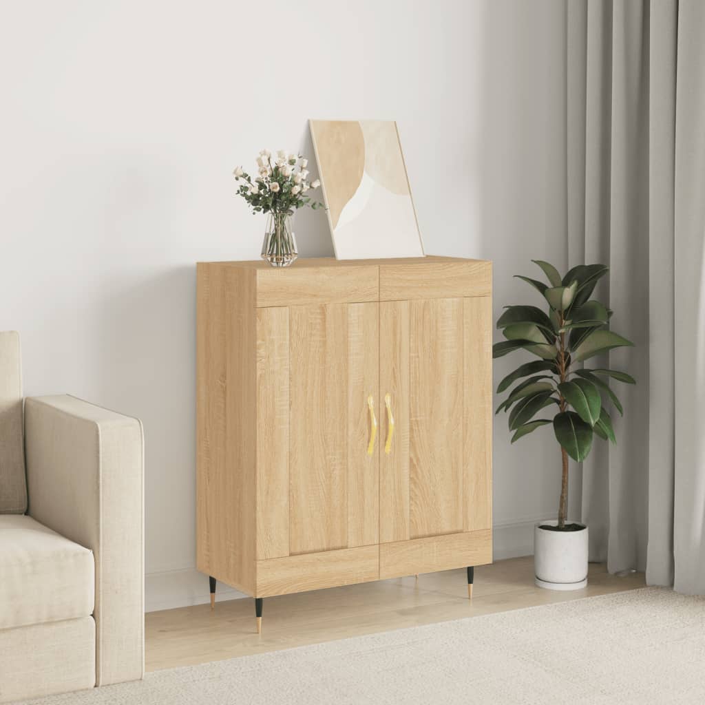 Komoda boja hrasta sonome 69,5x34x90 cm od konstruiranog drva