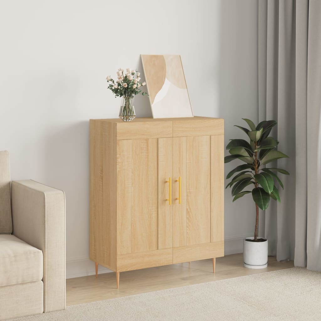 Komoda boja hrasta sonome 69,5x34x90 cm od konstruiranog drva