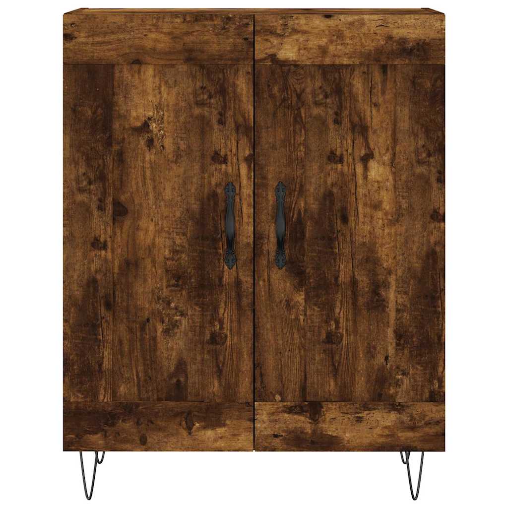 Komoda boja dimljenog hrasta 69,5x34x90 cm konstruirano drvo