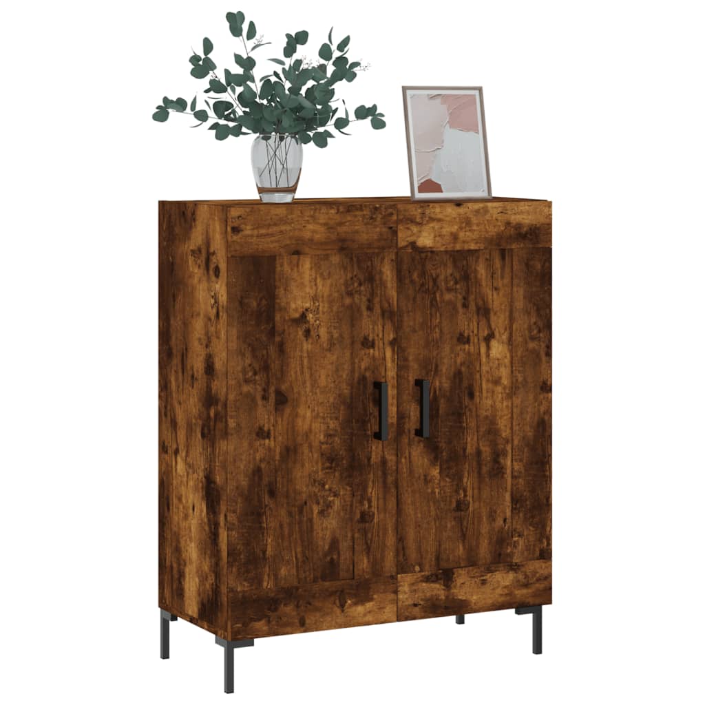 Komoda boja dimljenog hrasta 69,5x34x90 cm konstruirano drvo