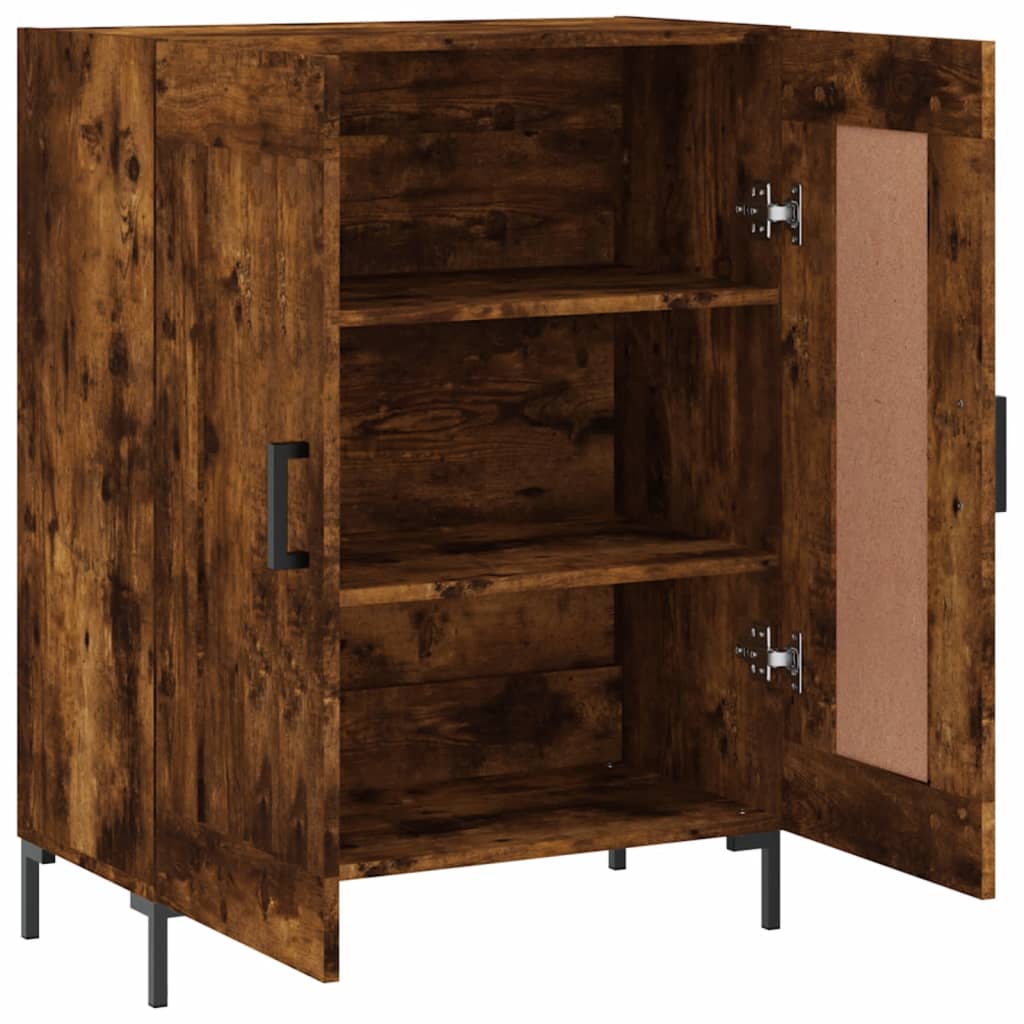 Komoda boja dimljenog hrasta 69,5x34x90 cm konstruirano drvo