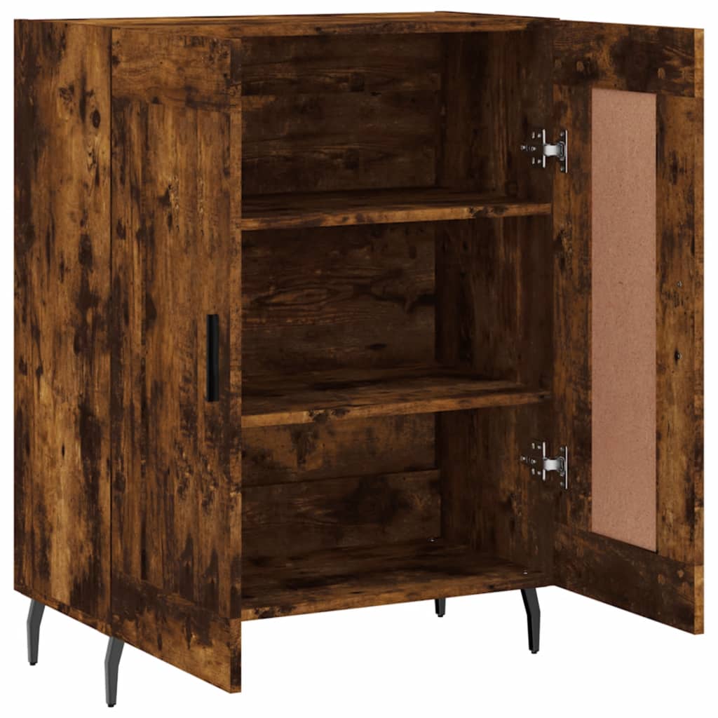 Komoda boja dimljenog hrasta 69,5x34x90 cm konstruirano drvo