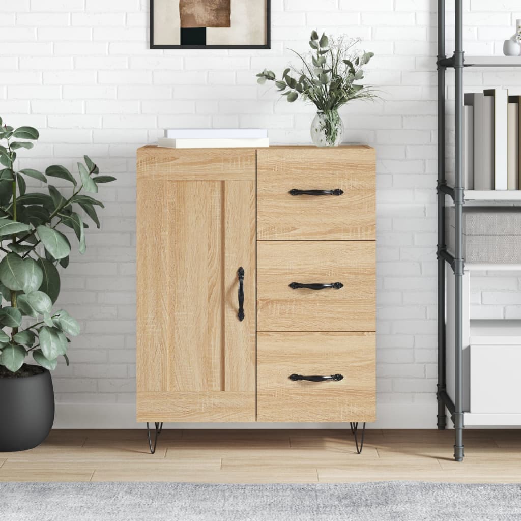 Komoda boja hrasta sonome 69,5x34x90 cm od konstruiranog drva