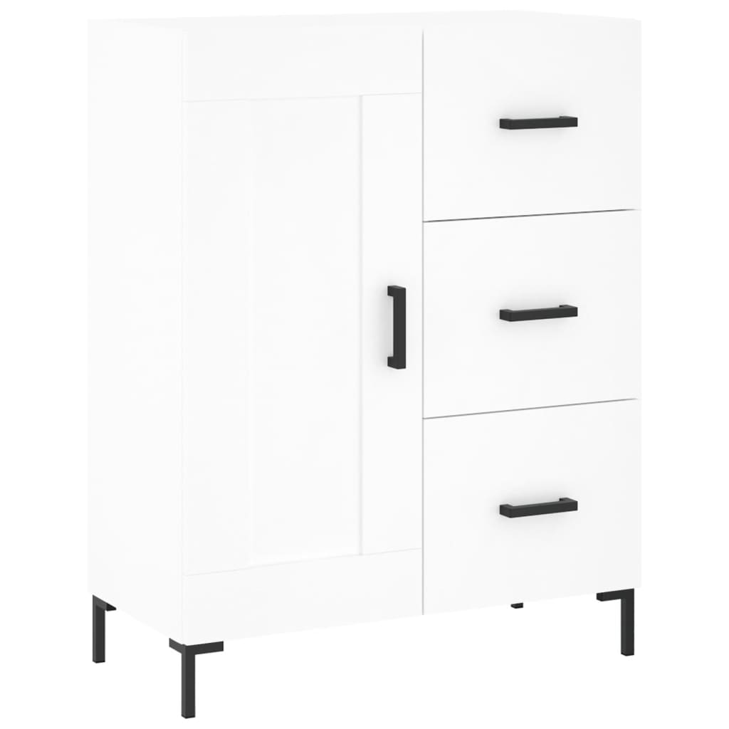 Komoda bijela 69,5x34x90 cm od konstruiranog drva