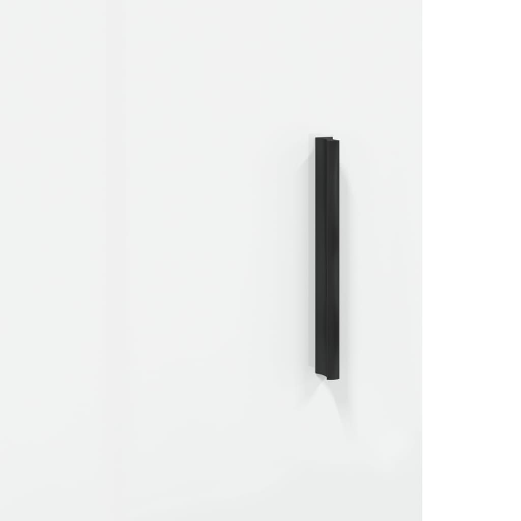 Komoda sjajna bijela 69,5x34x90 cm od konstruiranog drva