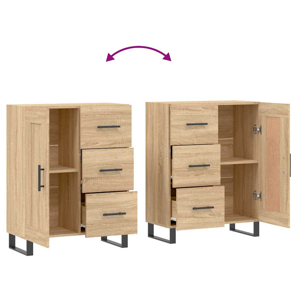Komoda boja hrasta sonome 69,5x34x90 cm od konstruiranog drva