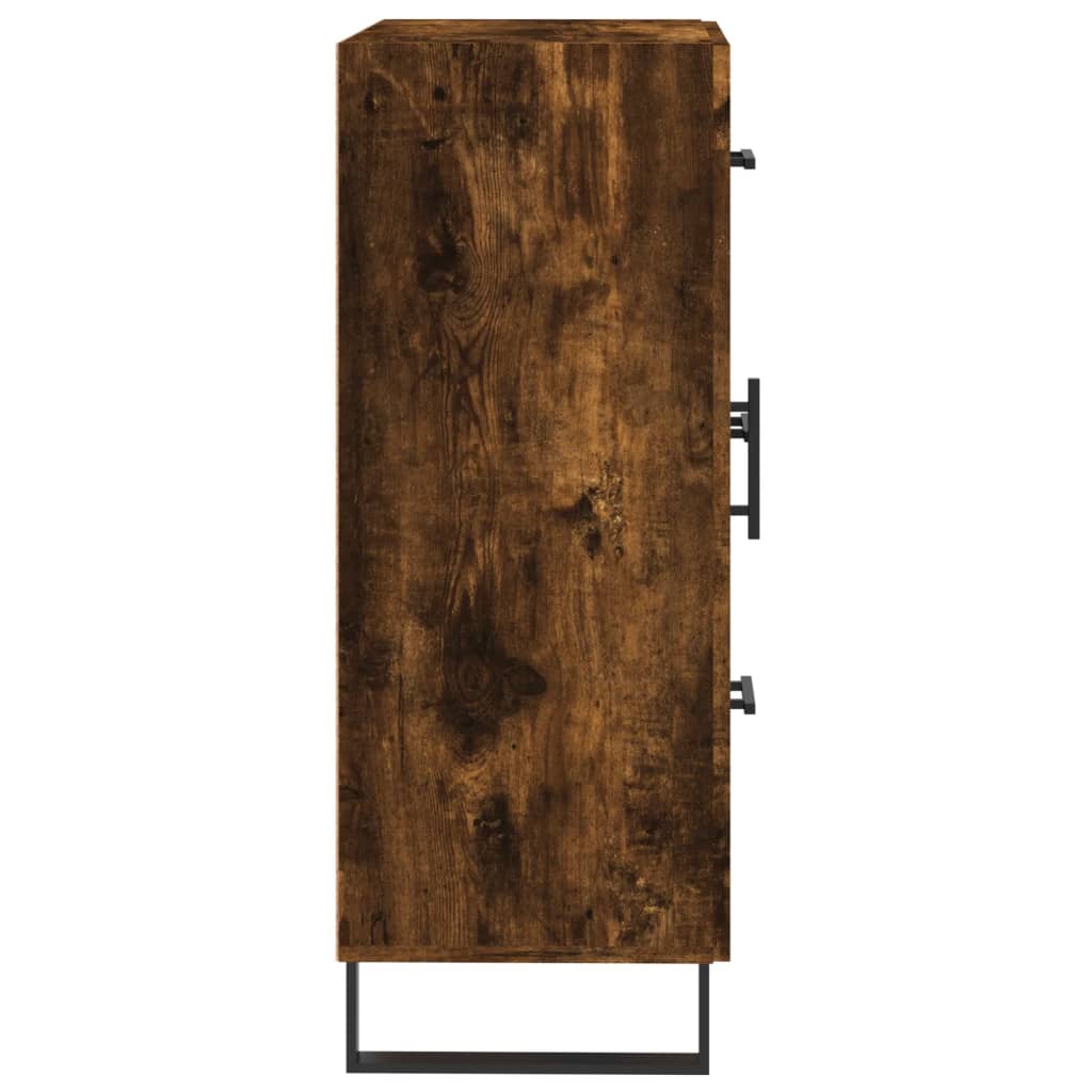 Komoda boja dimljenog hrasta 69,5x34x90 cm konstruirano drvo
