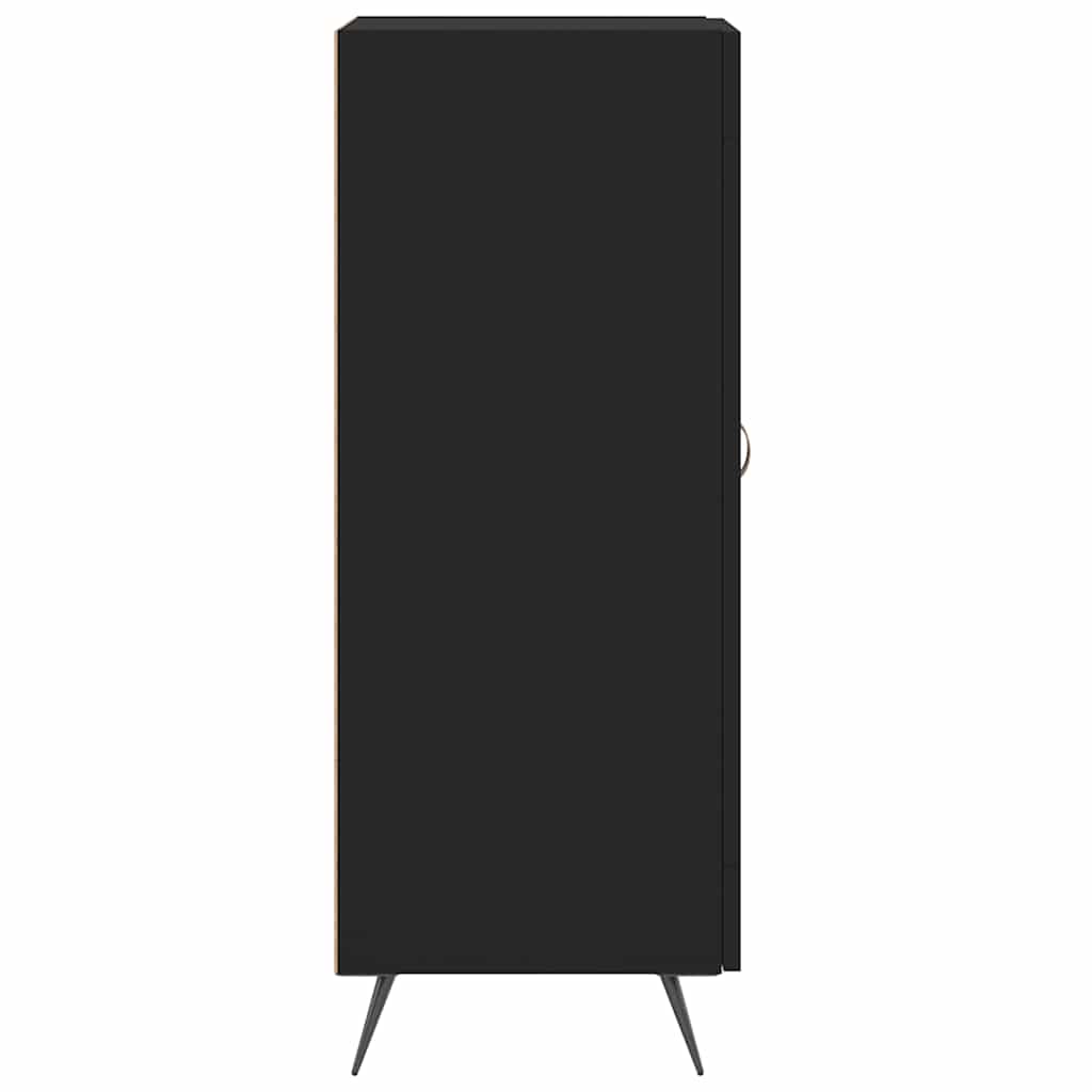 Komoda crna 34,5 x 34 x 90 cm od konstruiranog drva