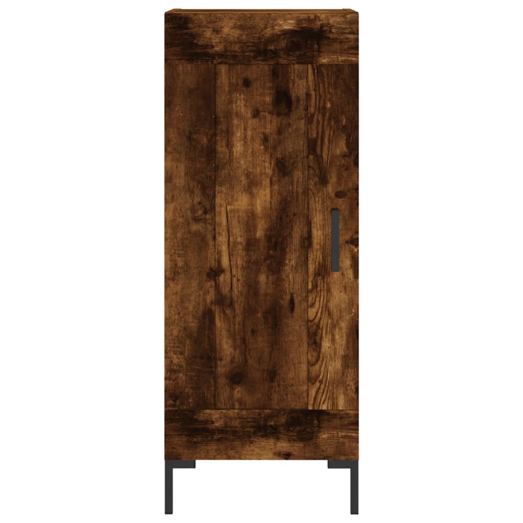 Komoda boja dimljenog hrasta 34,5x34x90 cm konstruirano drvo