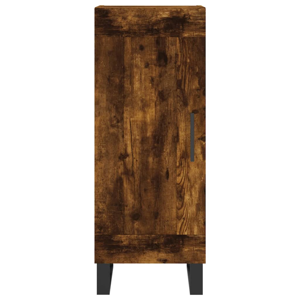 Komoda boja dimljenog hrasta 34,5x34x90 cm konstruirano drvo