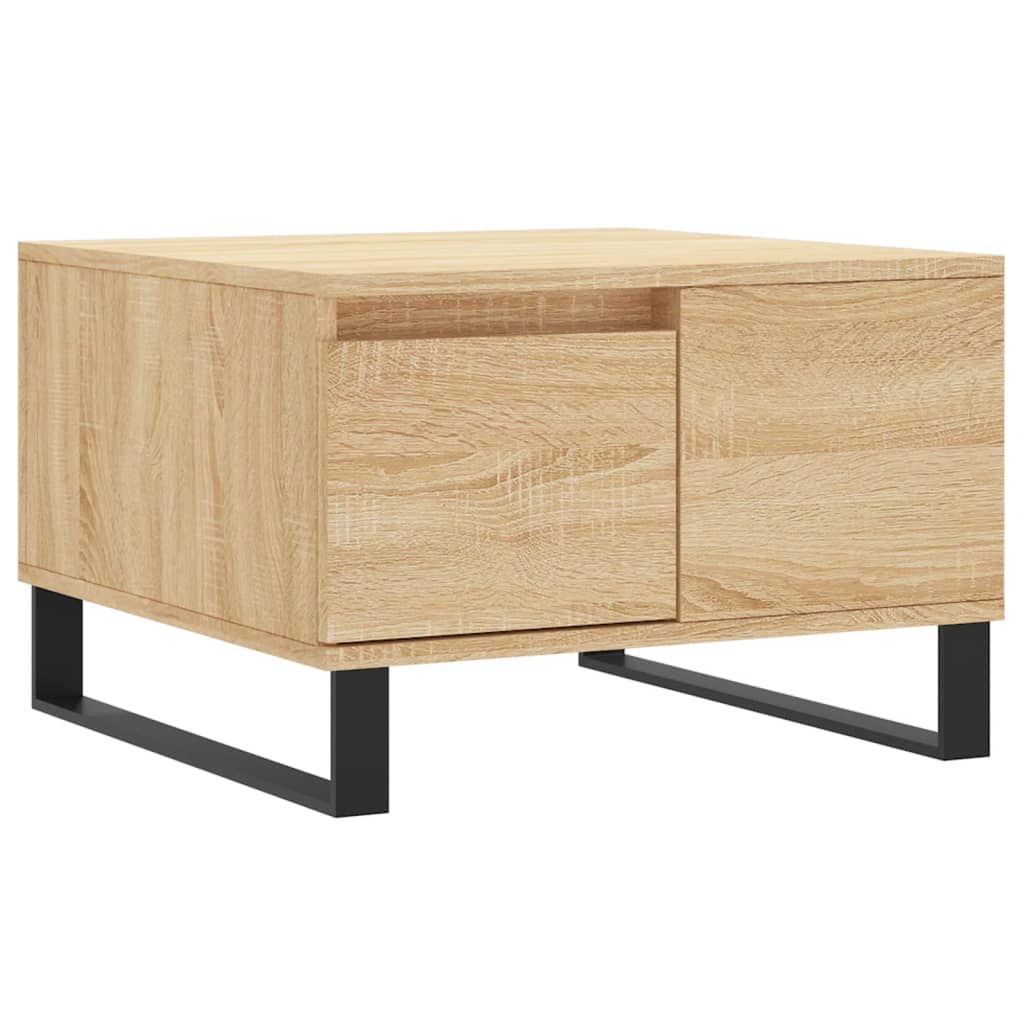 Stolić za kavu boja hrasta 55x55x36,5 cm konstruirano drvo