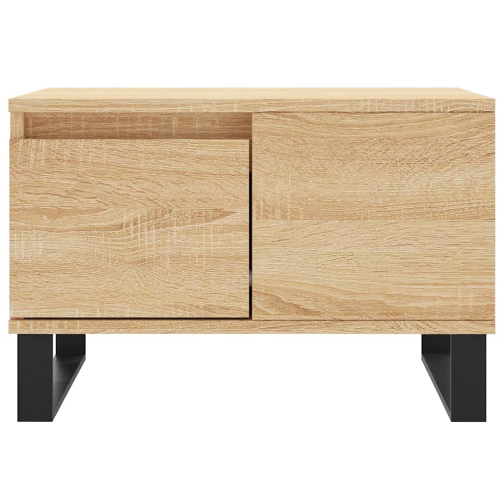 Stolić za kavu boja hrasta 55x55x36,5 cm konstruirano drvo