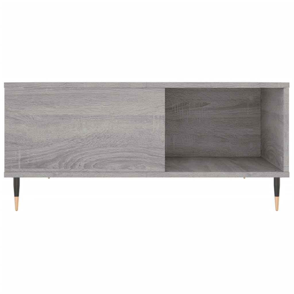Stolić za kavu boja sivog hrasta 80x80x36,5cm konstruirano drvo