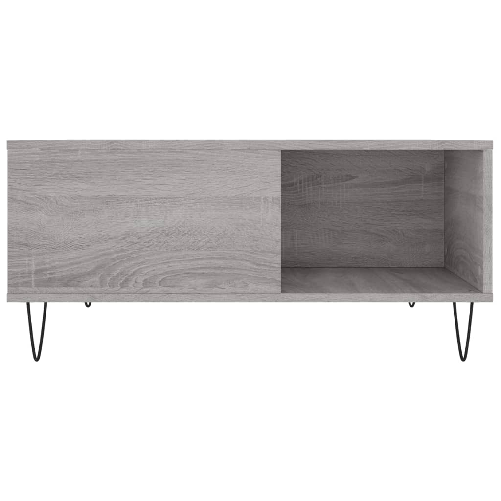 Stolić za kavu boja sivog hrasta 80x80x36,5cm konstruirano drvo