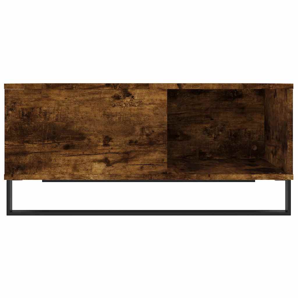 Stolić za kavu boja hrasta 80 x 80 x 36,5 cm konstruirano drvo