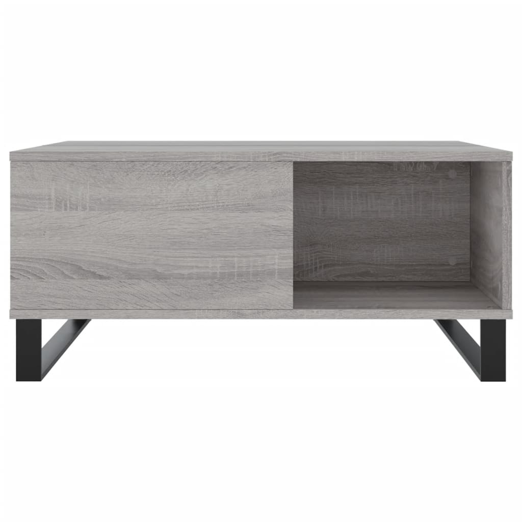 Stolić za kavu boja sivog hrasta 80x80x36,5cm konstruirano drvo