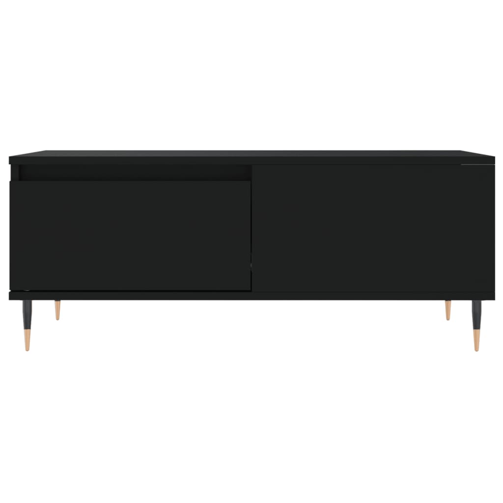 Stolić za kavu crni 90 x 50 x 36,5 cm od konstruiranog drva
