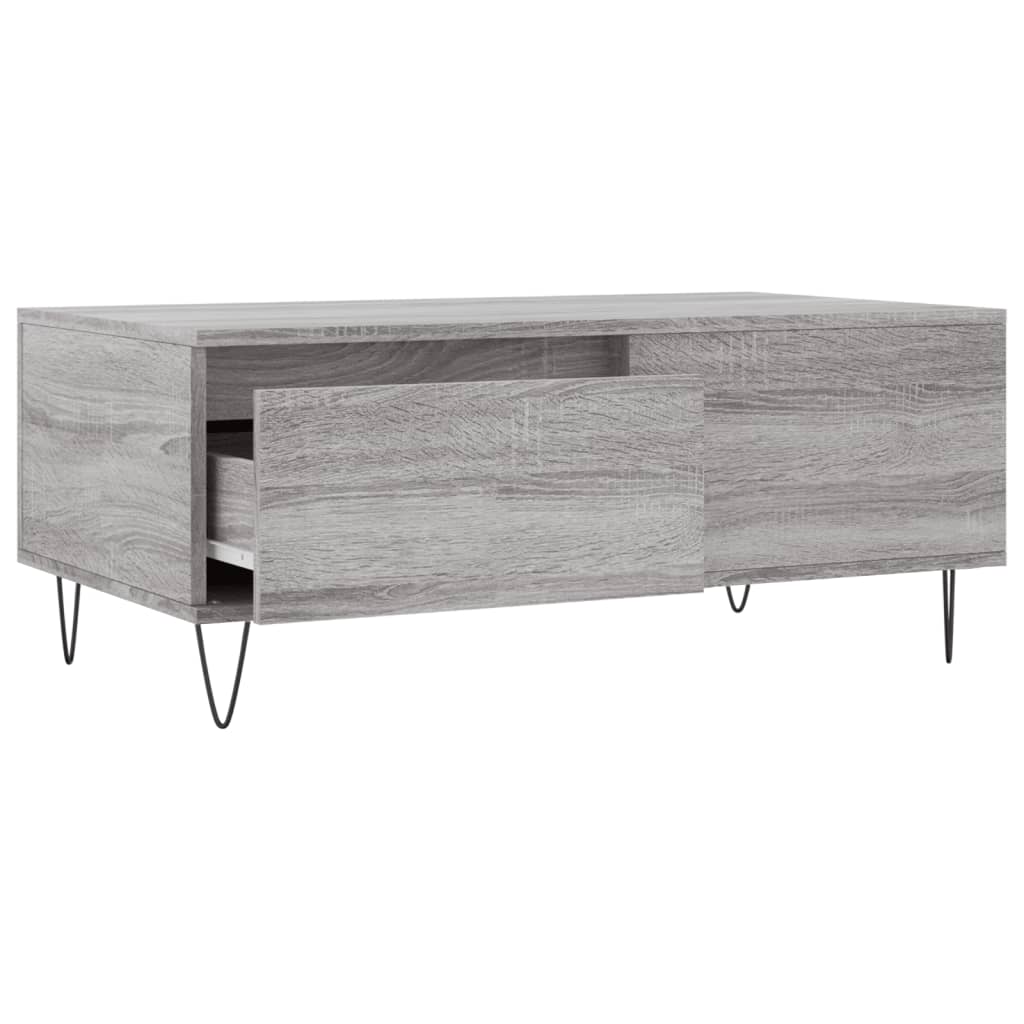 Stolić za kavu boja sivog hrasta 90x50x36,5cm konstruirano drvo