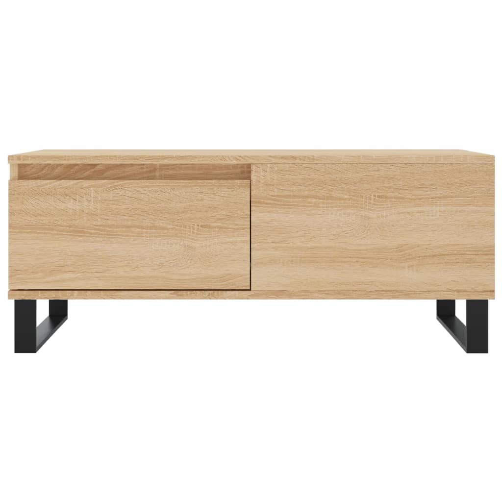 Stolić za kavu boja hrasta 90x50x36,5 cm konstruirano drvo