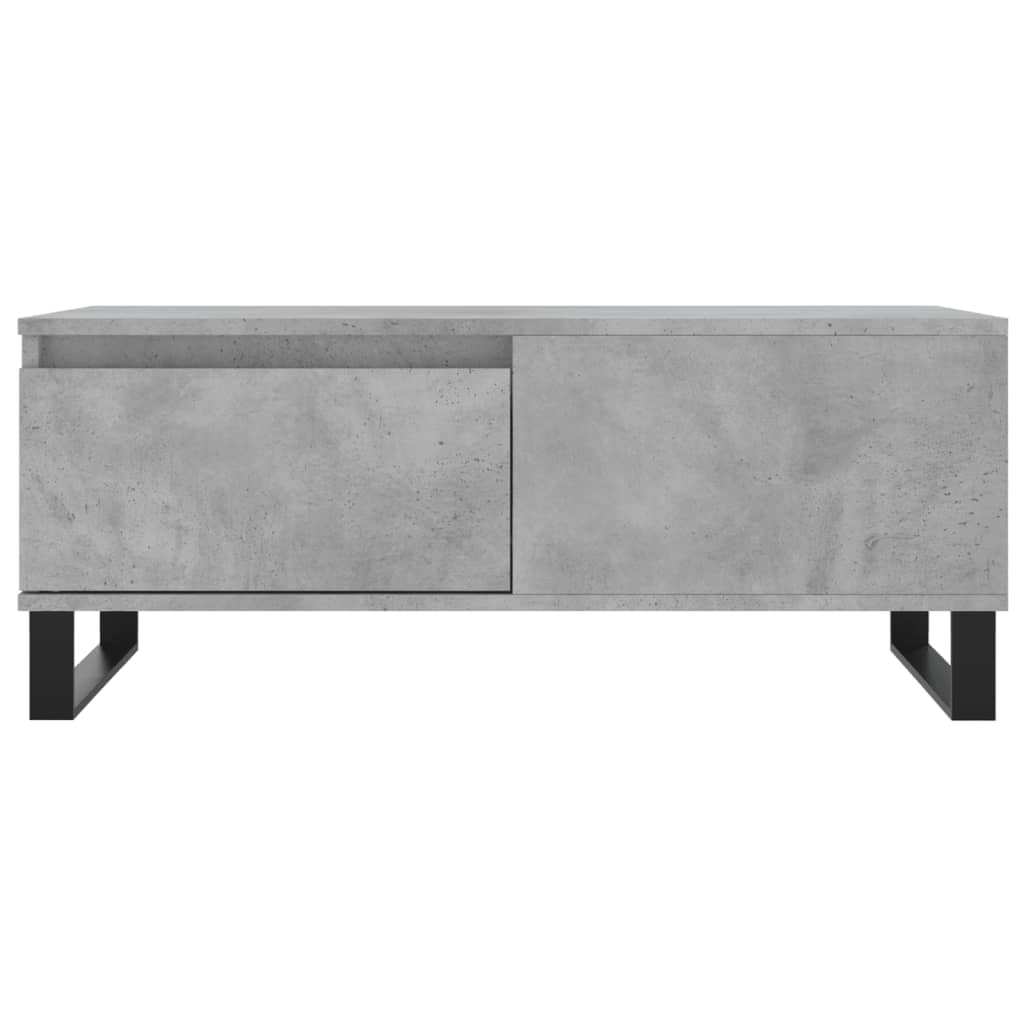 Stolić za kavu boja betona 90x50x36,5 cm konstruirano drvo