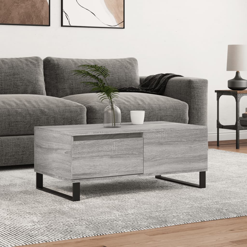 Stolić za kavu boja sivog hrasta 90x50x36,5cm konstruirano drvo