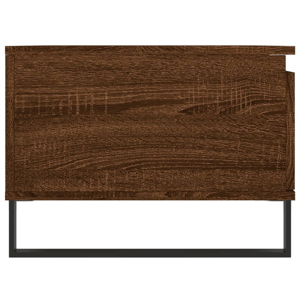 Stolić za kavu smeđa boja hrasta 90x50x36,5cm konstruirano drvo