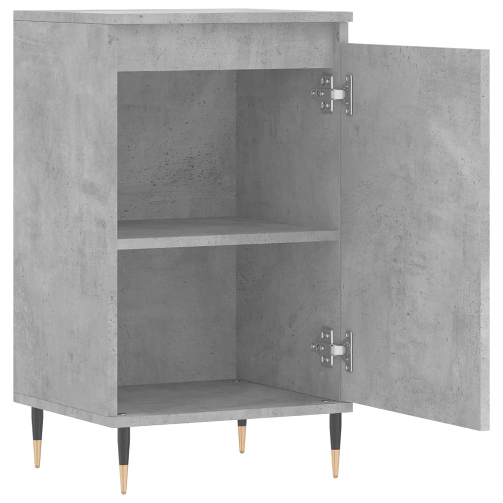 Komode 2 kom boja betona 40 x 35 x 70 cm od konstruiranog drva
