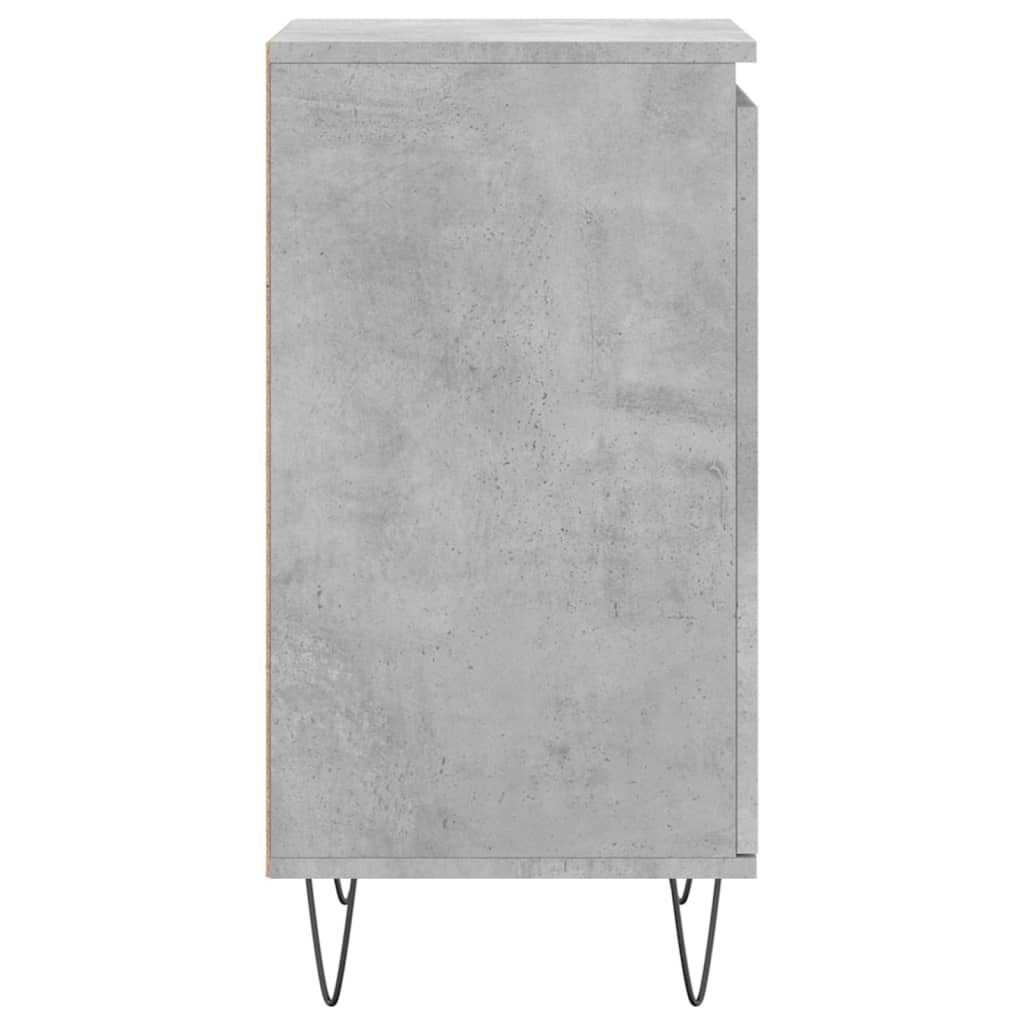 Komode 2 kom boja betona 40 x 35 x 70 cm od konstruiranog drva