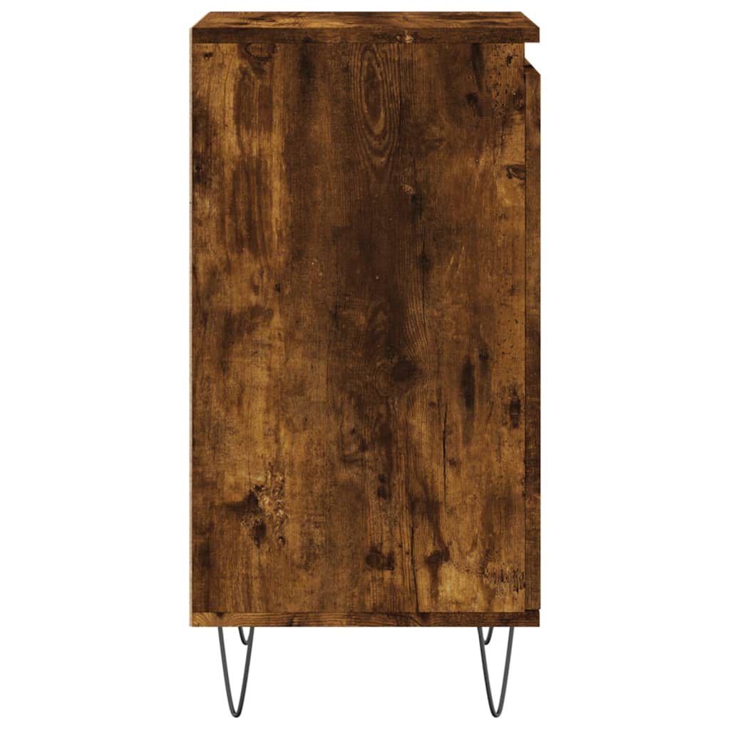 Komoda boja dimljenog hrasta 40 x 35 x 70 cm konstruirano drvo