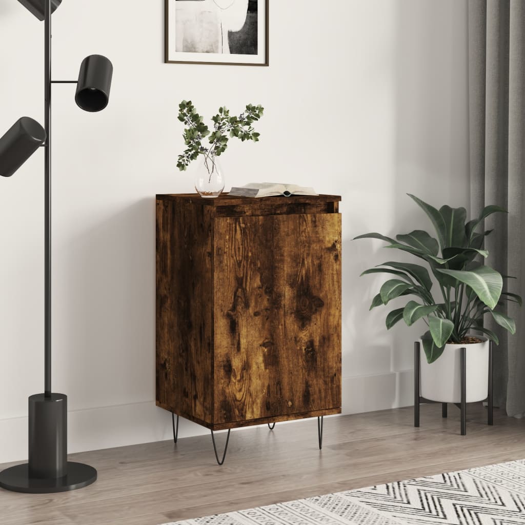 Komoda boja dimljenog hrasta 40 x 35 x 70 cm konstruirano drvo