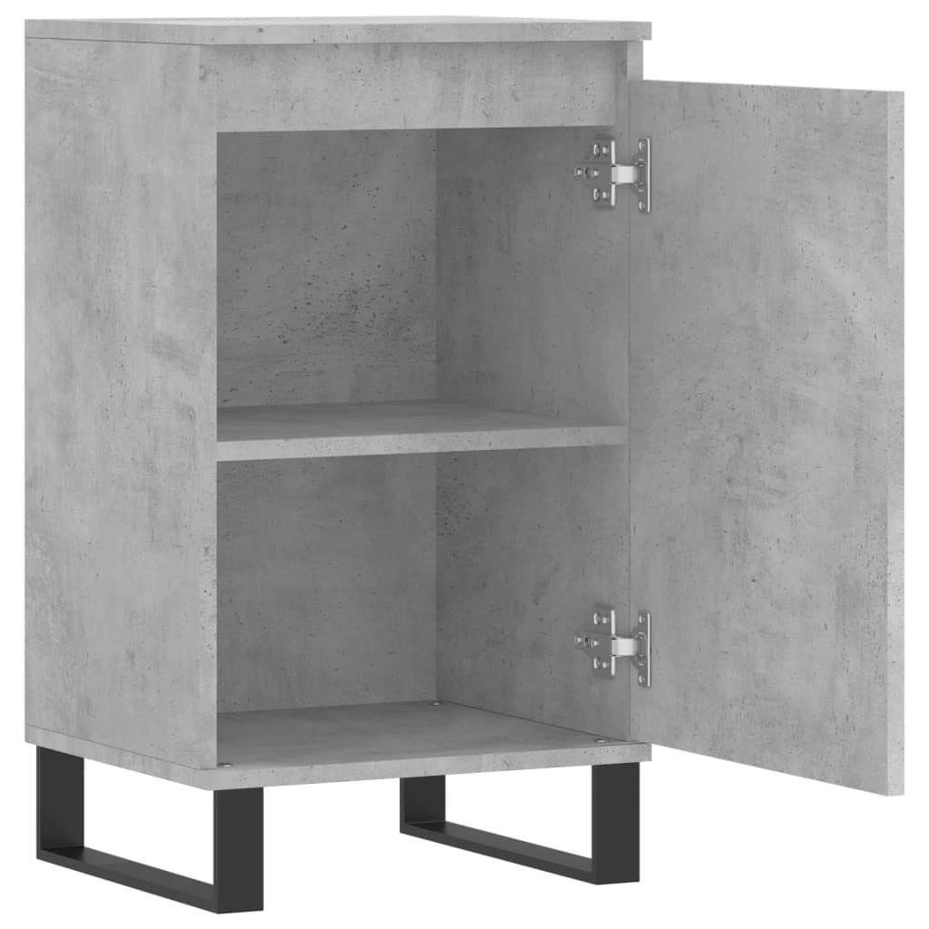 Komoda siva boja betona 40 x 35 x 70 cm od konstruiranog drva