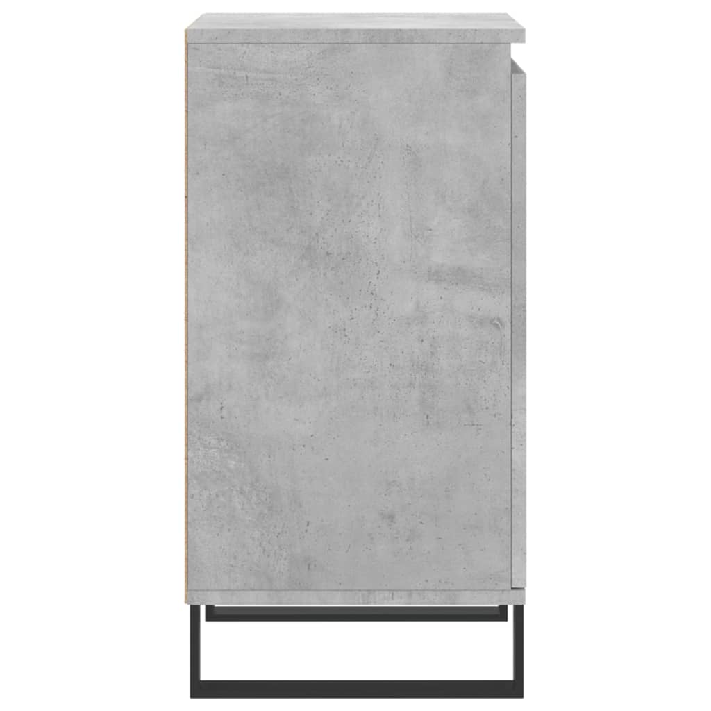 Komoda siva boja betona 40 x 35 x 70 cm od konstruiranog drva