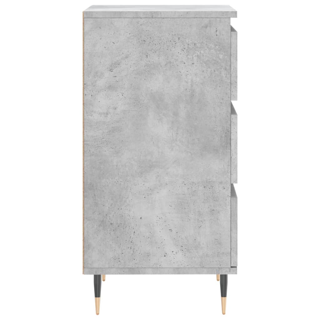 Komoda siva boja betona 40 x 35 x 70 cm od konstruiranog drva