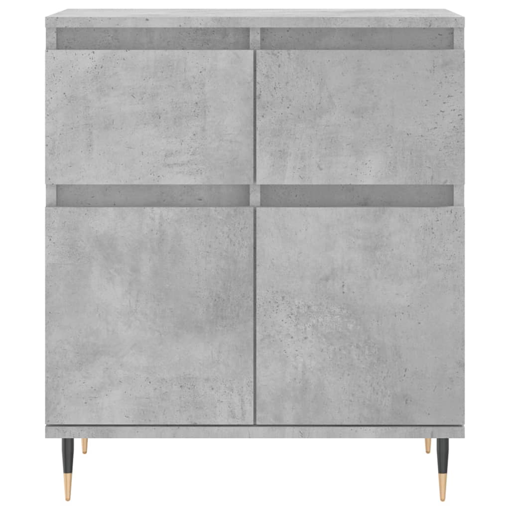 Komoda siva boja betona 60x35x70 cm od konstruiranog drva