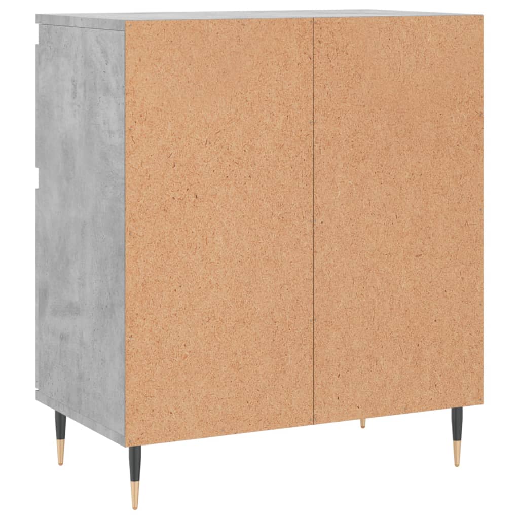 Komoda siva boja betona 60x35x70 cm od konstruiranog drva