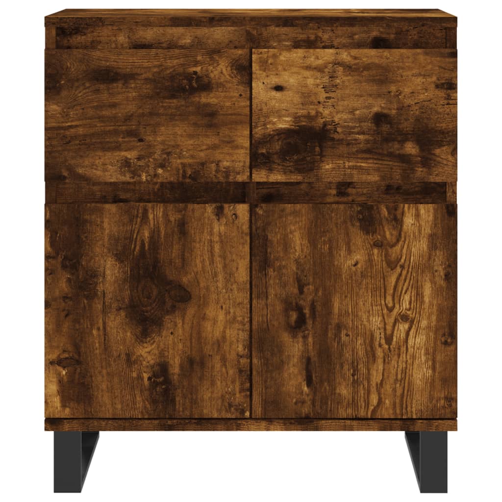 Komoda boja dimljenog hrasta 60 x 35 x 70 cm konstruirano drvo