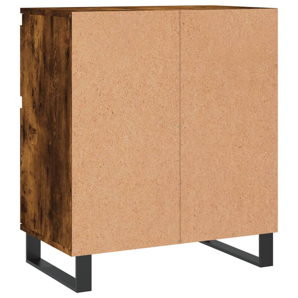 Komoda boja dimljenog hrasta 60 x 35 x 70 cm konstruirano drvo