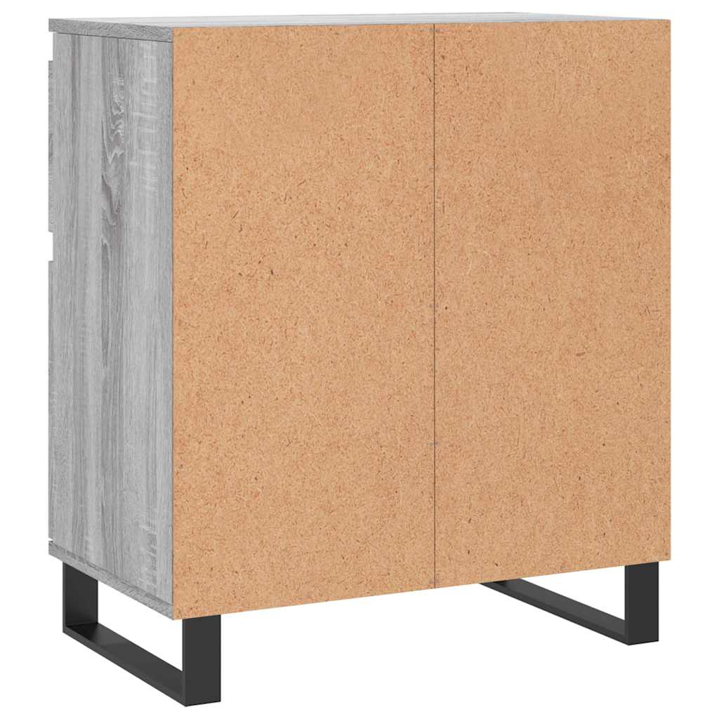 Komoda sivog hrasta sonome 60x35x70 cm od konstruiranog drva