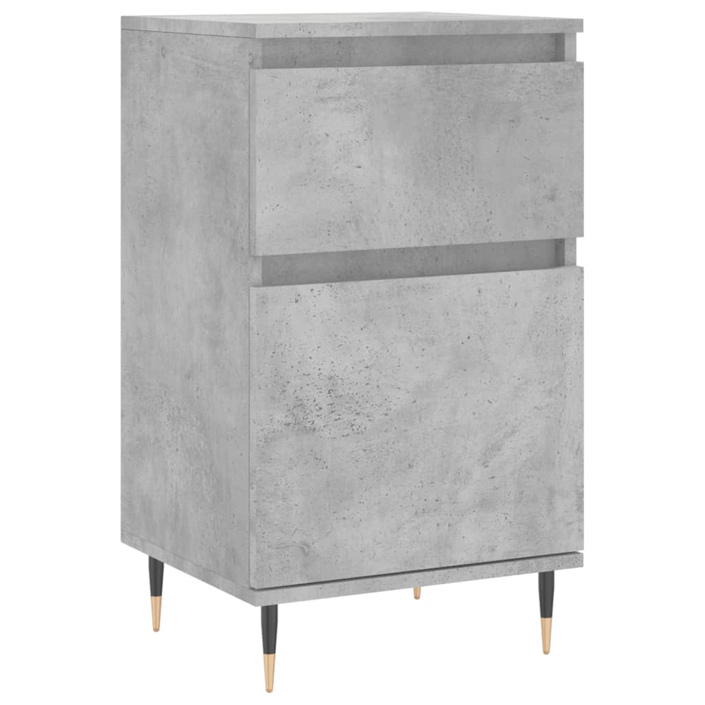 Komoda siva boja betona 40 x 35 x 70 cm od konstruiranog drva