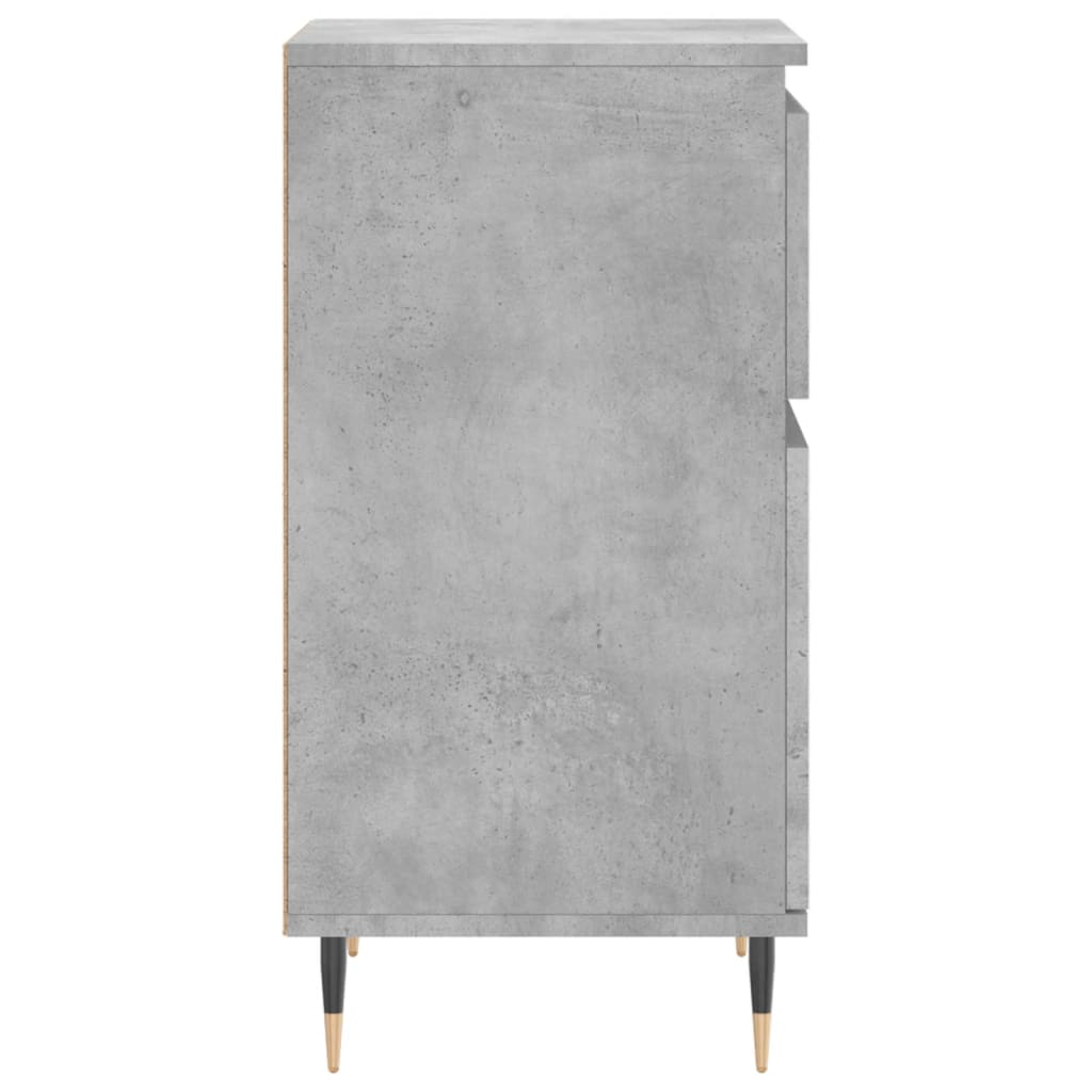 Komoda siva boja betona 40 x 35 x 70 cm od konstruiranog drva